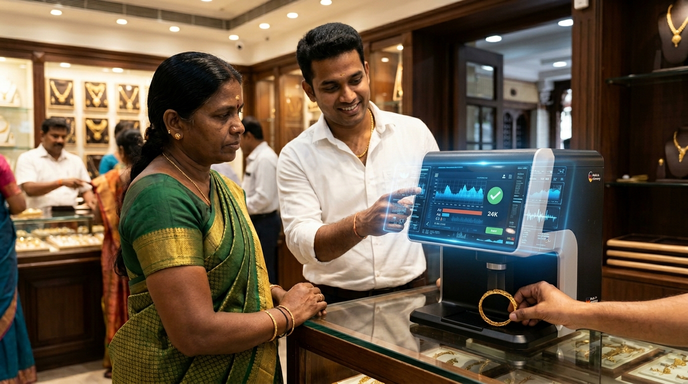 South Indian Gold Purity Testing