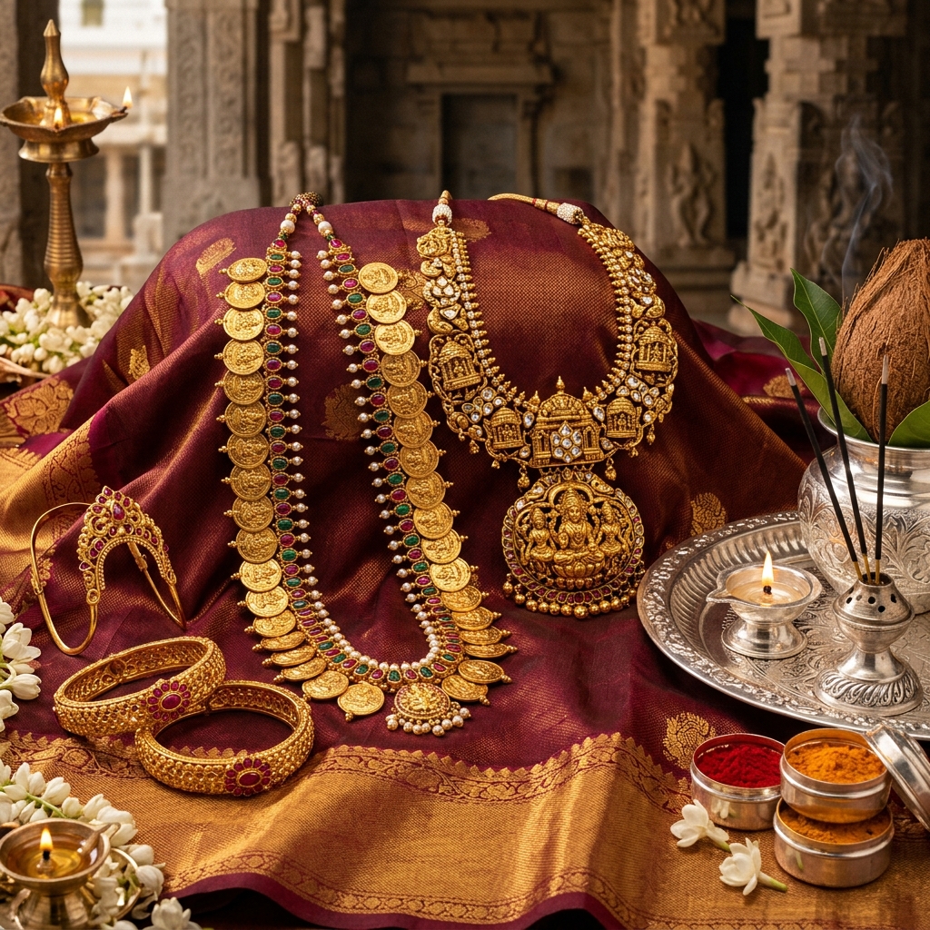 Traditional South Indian Gold Ornaments